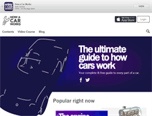 Tablet Screenshot of howacarworks.com